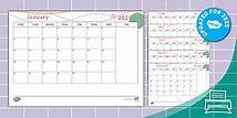 Video thumbnail for Blank Monthly Calendar Planning Template 2024