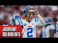 Video thumbnail for New York Giants Future QB1? | Jaxson Dart 2024 Ole Miss Highlights
