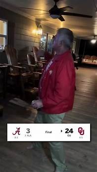 Video thumbnail for Roll Tide Willie was NOT having it after Bama’s loss to Oklahoma 😳 (via @rolltidewillie/IG)