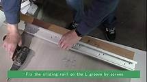 Video thumbnail for DIYHD 38" Floating Sliding Barn Door Hardware Soft Closing Interior Wall Mount Hidden Track Rolling Kit with Floor Rail (NO Door)