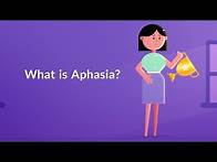Video thumbnail for What is Aphasia? (Language Disorder)