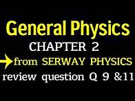 Video thumbnail for General Physics Freshman Course: Chapter 2 Review & Serway Physics Chapter 5 Q9-11