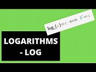 Video thumbnail for LOGARITHMS - LOG || GRADE 12