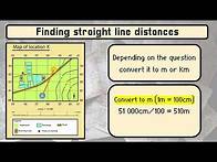 Video thumbnail for Calculating straight line distances