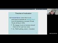 Video thumbnail for Psychology 101 Chapter 10 (Motivation & Emotion) Lecture Part 1