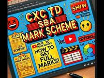 Video thumbnail for CXC TD SBA Mark Scheme Breakdown – Maximize Your Marks