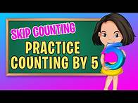Video thumbnail for Counting by 5's to 50 | Counting Time | Learn and Practice Skip Counting