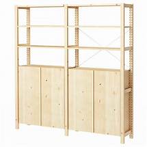 Video thumbnail for IVAR 2 section shelving unit w/cabinet, pine, 681/2x113/4x701/2" - IKEA