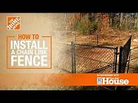 Video thumbnail for How to Install a Chain Link Fence | The Home Depot with @thisoldhouse