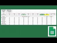 Video thumbnail for gradebook template