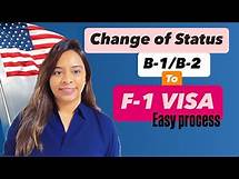 Video thumbnail for How to Change Status from B1/B2 to F1 Visa| Step by Step Guide 2024| change of Status