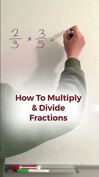 Video thumbnail for Multiplying and Dividing Fractions