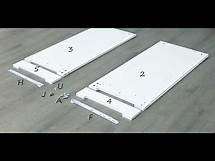 Video thumbnail for HW61008 Sideboard Buffet Server Storage Cabinet