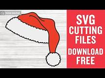 Video thumbnail for Santa Claus Hat Svg Free Cut File for Cricut