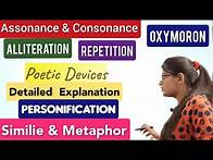 Video thumbnail for Poetic devices in English|Poetic devices class 10|Poetic devices explanation and examples