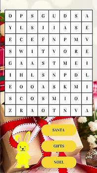 Video thumbnail for Christmas word search