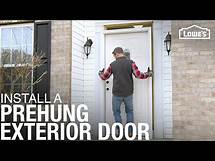 Video thumbnail for How To Install A Prehung Exterior Door