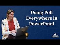 Video thumbnail for How to Use Poll Everywhere in PowerPoint for Real-Time Audience Engagement