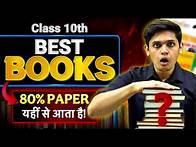 Video thumbnail for Best Books For Class 10th 🔥| Complete Guide to Score 95% | Prashant Kirad