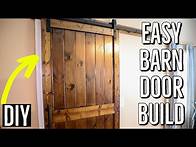 Video thumbnail for How to Make & Install a Barn Door | EASY!