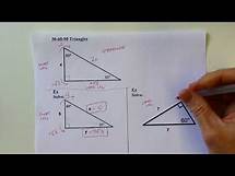 Video thumbnail for Geometry - Big Ideas - 9.2 Video Tutorial - Special Right Triangles