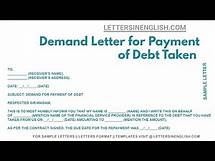 Video thumbnail for Demand Letter For Payment Of Debt Taken - Sample Letter Demanding for Payment of the Debt