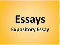 Video thumbnail for Expository Essay