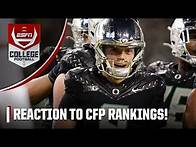 Video thumbnail for Reacting to the FINAL CFP rankings! 🏈 SMU’s IN & Alabama’s OUT 👀 | Rankings Reaction