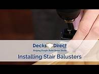 Video thumbnail for How to Install Stair Balusters on Your Deck Railing