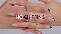 Video thumbnail for KISS Salon Acrylic French, Press-On Nails, Nail glue included, 'Hype', Light Neon Yellow, Medium Size, Almond Shape, Includes 28 Nails, 2G Glue, 1 Manicure Stick, 1 Mini File