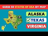Video thumbnail for What If You Could Guess All 50 States of USA By Map?
