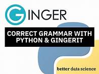 Video thumbnail for Gingerit Python: How to Correct Grammatical Errors with Python | Better Data Science
