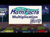 Video thumbnail for Meet the Math Facts - Multiplication Song