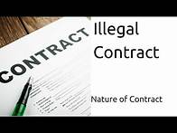 Video thumbnail for What is Illegal Contract | Nature of Contract | Types of Contract | CA CPT | CS & CMA Foundation