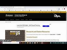 Video thumbnail for Navigating Purdue OWL: MLA Works Cited Page