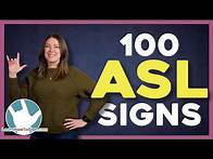 Video thumbnail for 100 Essential ASL Signs in 5 Minutes