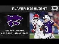 Video thumbnail for Dylan Edwards' 2024 Rate Bowl Highlights | 2024 Big 12 Football