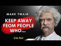 Video thumbnail for Mark Twain's 85 Quotes: Timeless Wisdom and Wit | Mark twain life 85 life lessons