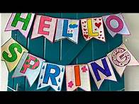 Video thumbnail for Hello Spring Bulletin Board Banner Activity & Craft | No Prep Worksheets, Brain Break, Indoor Recess