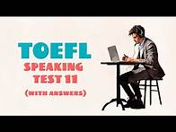 Video thumbnail for TOEFL SPEAKING PRACTICE TEST 11 | NEW (2024), with answers