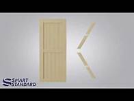 Video thumbnail for SmartStandard 36” x 84” K-Barn-Door Installation Instruction