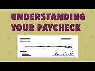 Video thumbnail for Understanding Your Paycheck