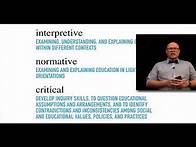 Video thumbnail for Introduction to the Foundations of Education