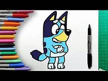 Video thumbnail for How to color Bluey from Bluey Step by Step Easy Coloring Pages for Kids and Beginners