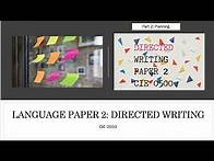 Video thumbnail for How to approach the Directed Writing question for CIE IGCSE 0500/0990 Language Paper 2 (Part 2/3)