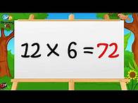 Video thumbnail for Learn Multiplication Table of Twelve 12 x 1 = 12 - 12 Times