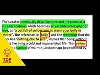 Video thumbnail for Unseen Poem How to Write a Grade 9 Essay