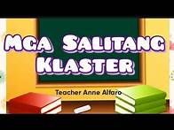 Video thumbnail for MGA SALITANG KLASTER
