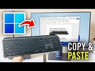 Video thumbnail for How To Copy and Paste With Keyboard Shortcuts In Windows PC & Laptop - Full Guide