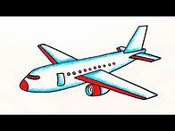 Video thumbnail for Aeroplane Drawing || How to Draw Aeroplane Step by Step for Beginners || Aeroplane Drawing Colour..